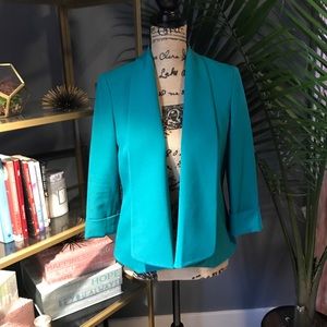 Kasper Blazer Teal Size 4